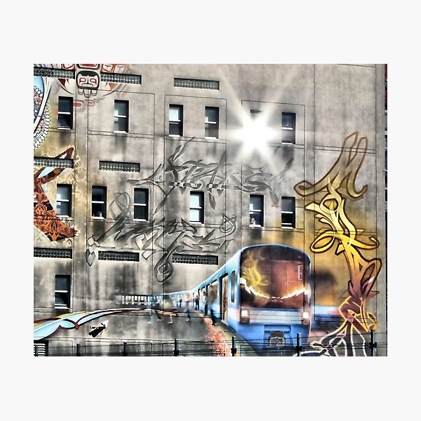 Item preview, Metro Street Art In Montreal Quebec Canada  designed and sold by terrebo.