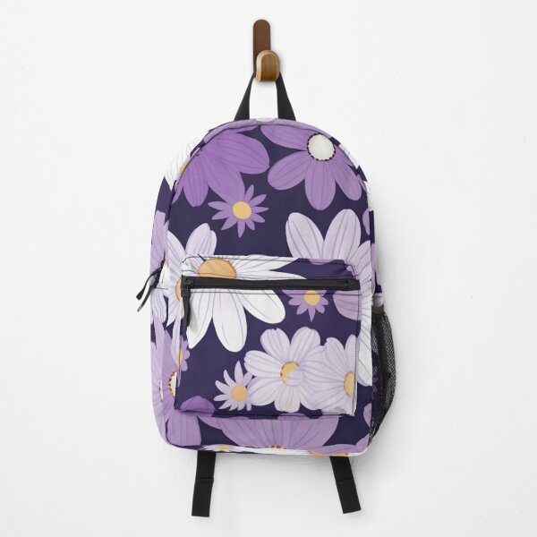 Item preview, Purple White Flower Pattern Aesthetic Marguerite Blasingame Jan Berenstain designed and sold by SMARTKIT DESIGNAGENCY.