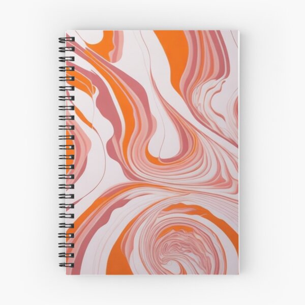 Item preview, pink orange swirl pattern designed and sold by jsebouvi.