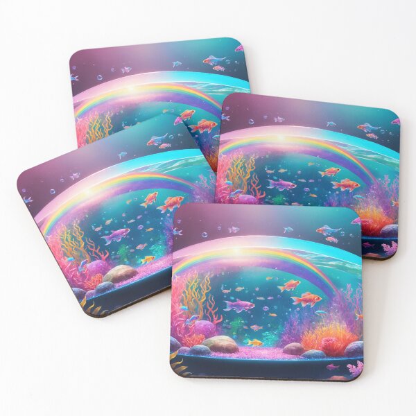 Item preview, Aquarium Underwater, Fantasy Mat, Gaming Mat, Desk Keyboard Mat, Mouse Pad, Aesthetic designed and sold by EmblemThreads.