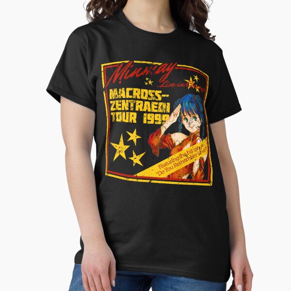 Vista previa del artículo con la obra «Minmay de gira», diseñado y vendido por Pop Culture Shirts.