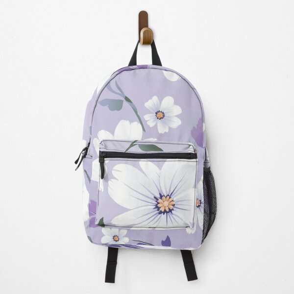 Item preview, Purple White Flower Pattern Aesthetic Marguerite Blasingame Jan Berenstain designed and sold by SMARTKIT DESIGNAGENCY.