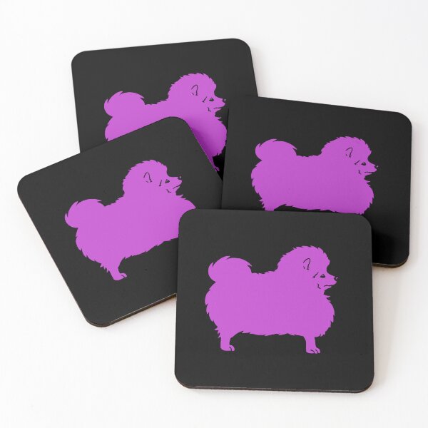 Item preview, Spitz dog in purple designed and sold by cwilliart.