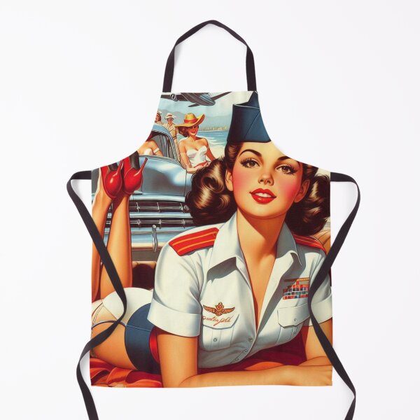 Item preview, Vintage Uniform Pin-up designed and sold by PulpVintage.
