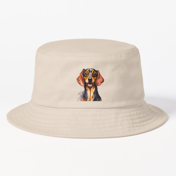 Unique Design Doxie Dachshund Cactus Dog Bucket Hat Men Women Foldable  Outdoor Animal Fishing Cap Hot Summer Headwear