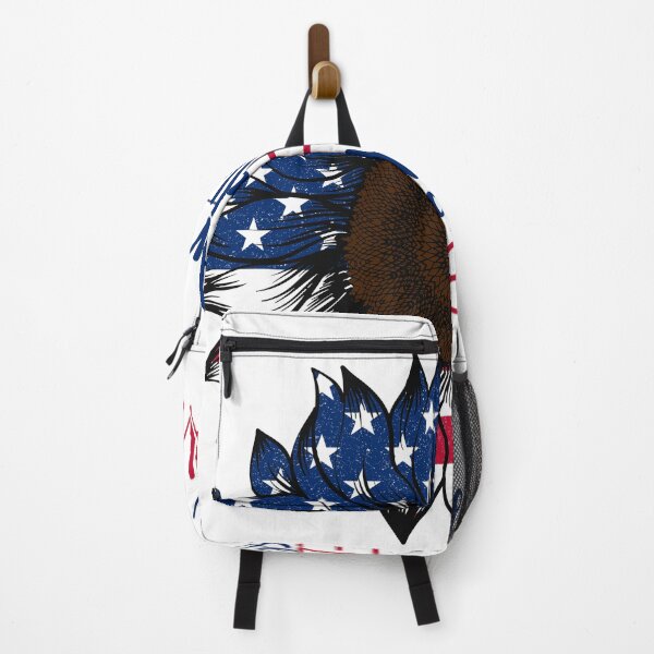 Item preview, AMERICAN FLAG SUNFLOWER with quote HOME OF THE FREE designed and sold by svgbyartchili.
