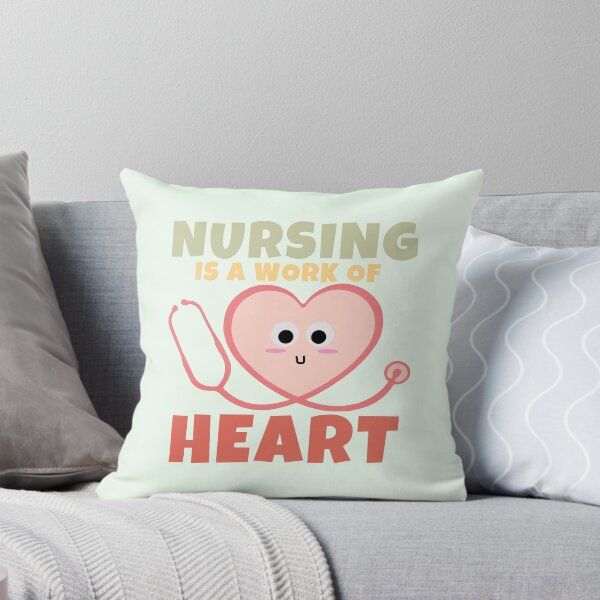 Item preview, Nursing Is A Work Of Heart designed and sold by ricricswert.