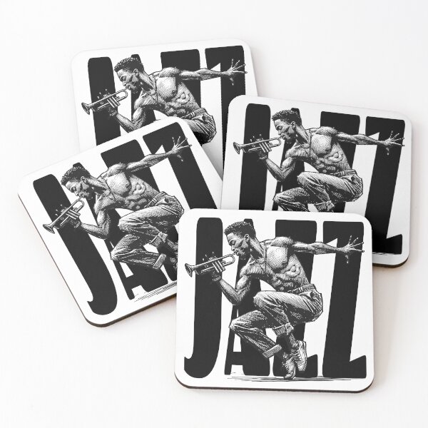 Item preview, Jazz Trumpeter - Black designed and sold by PrintSoulDesign.