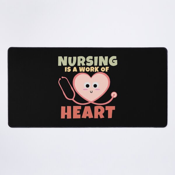 Item preview, Nursing Is A Work Of Heart designed and sold by ricricswert.