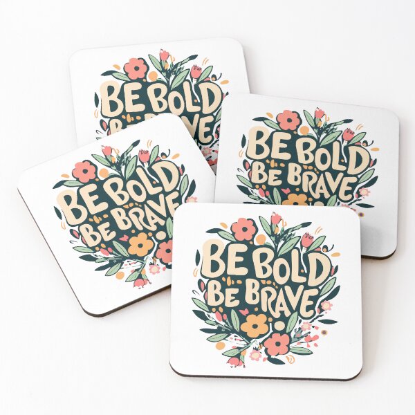 Item preview, Floral Be Bold Be Brave  designed and sold by thespecialtyhub.