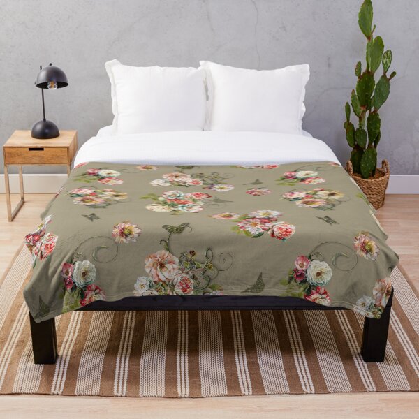 Item preview, Roses on Khaki designed and sold by Peggy Stanley.