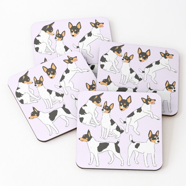Item preview, Toy fox terrier dog pattern  designed and sold by Yaragold.