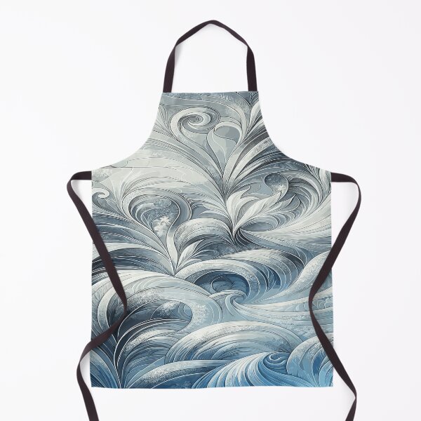 Item preview, Eternal Frost Elegance pattern-Winter's Whisper Abstract Frost Pattern Art designed and sold by toobel.