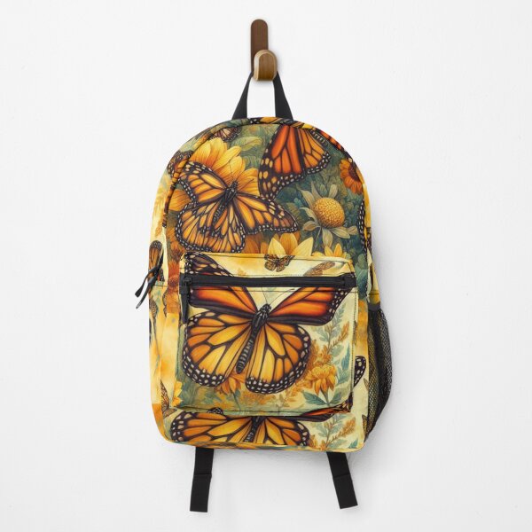 Artikelvorschau, Sunset Monarch Oasis Lebendiger Schmetterling entworfen und verkauft von Virginiasanimal.
