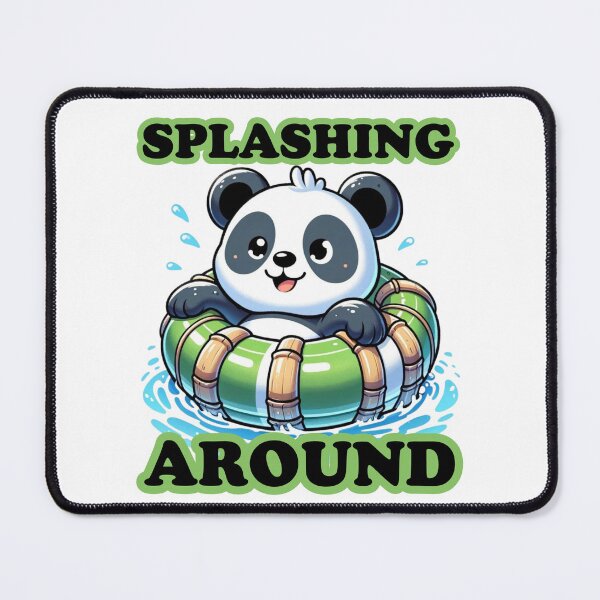 Item preview, Panda Pool Party: Bamboo Float Fun designed and sold by vk09.