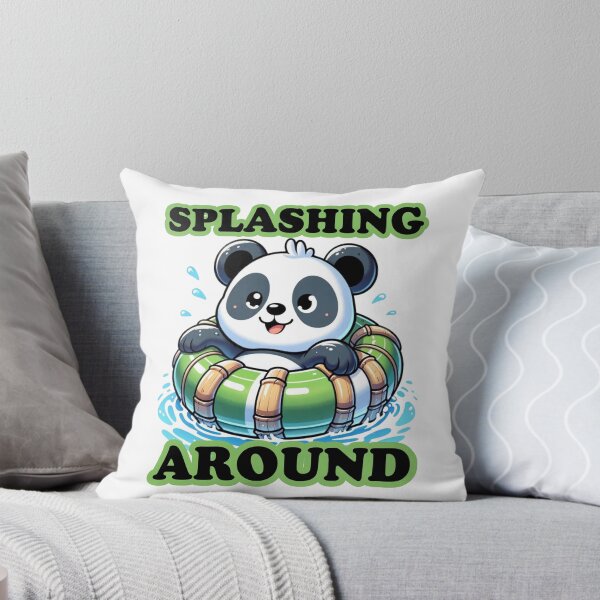 Item preview, Panda Pool Party: Bamboo Float Fun designed and sold by vk09.