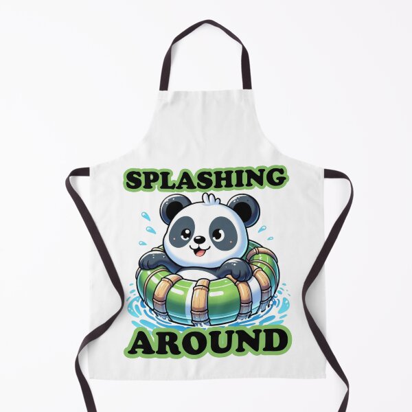 Item preview, Panda Pool Party: Bamboo Float Fun designed and sold by vk09.