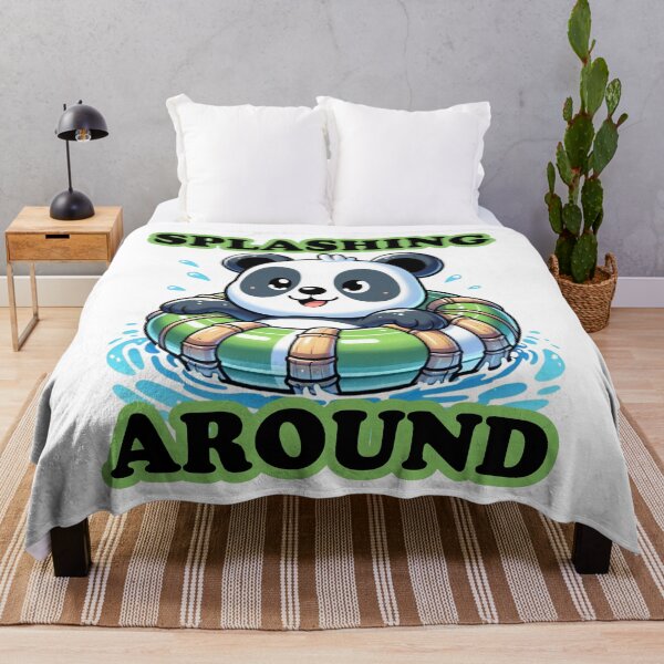 Item preview, Panda Pool Party: Bamboo Float Fun designed and sold by vk09.