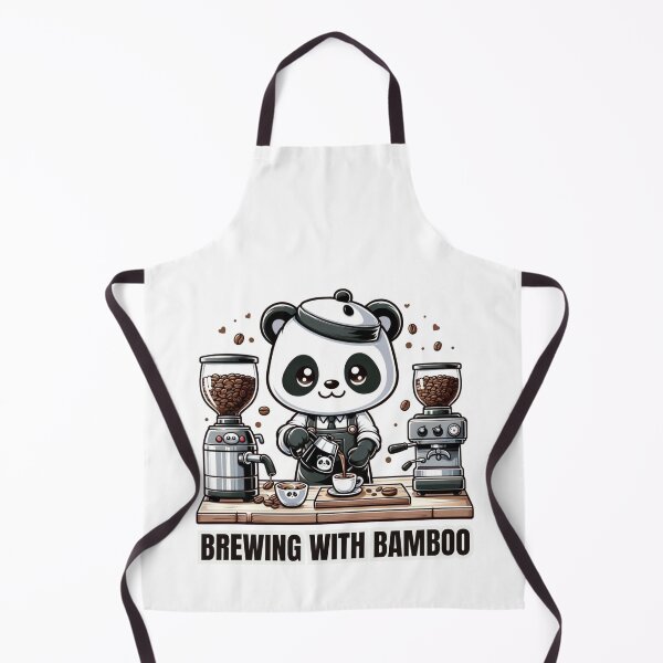 Item preview, Barista Panda: Bamboo Bean Brew designed and sold by vk09.