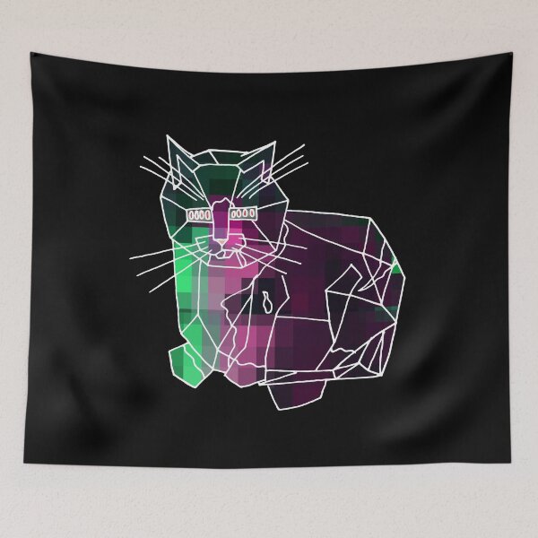 Item preview, The Amazing Technicolor Robo Cat designed and sold by Michael Stewart.