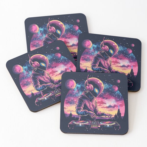 Item preview, Cosmic DJ Spinning Galactic Beats designed and sold by dungeonwarriors.