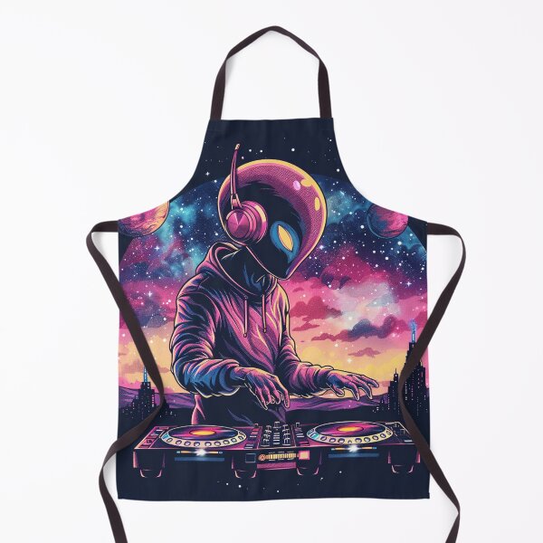 Item preview, Cosmic DJ Spinning Galactic Beats designed and sold by dungeonwarriors.