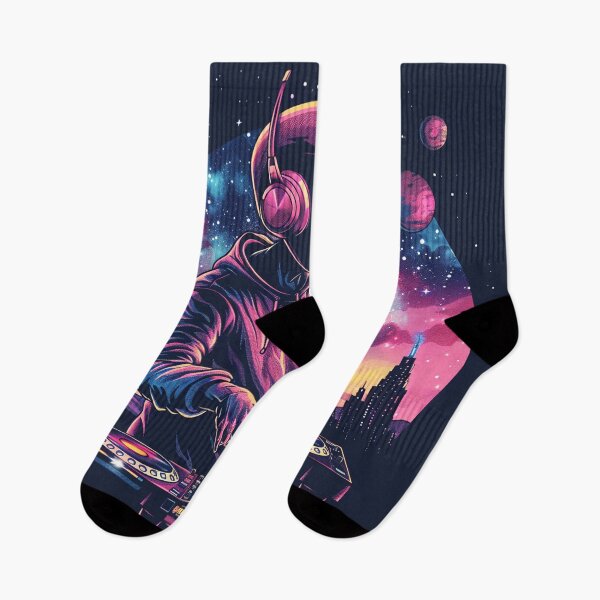 Item preview, Cosmic DJ Spinning Galactic Beats designed and sold by dungeonwarriors.