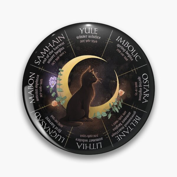 Item preview, Witch Calendar with Crescent Moon designed and sold by Badhors215.