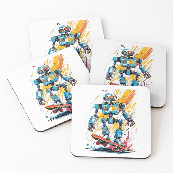 Item preview, Digital Daredevils: High-Tech Skateboard Warriors designed and sold by drawbey.