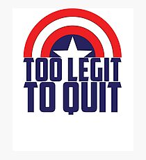 Captain - too legit 2 Photographic Print