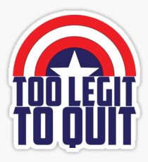 Captain - too legit 2 Sticker