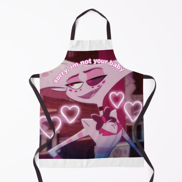 Item preview, "Sorry, I'm not your baby." w/ Neon Hearts Angel Dust - Hazbin Hotel designed and sold by beautybones.