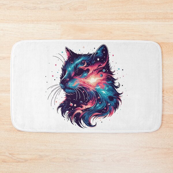 Item preview, Cute Cosmic Cat in Stars designed and sold by TomFrontierArt.