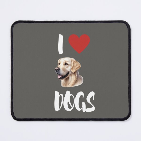Item preview, I Love Dog Tees, Golden Retriever T-Shirt, Golden RetrieverLove, Golden RetrieverApparel, Dog Sticker, Dog Mats, Pet Sticker, Phonecase designed and sold by TeeShirtTrendz.
