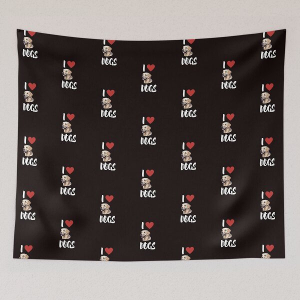 Item preview, I Love Dog Tees, Golden Retriever T-Shirt, Golden RetrieverLove, Golden RetrieverApparel, Dog Sticker, Dog Mats, Pet Sticker, Phonecase designed and sold by TeeShirtTrendz.