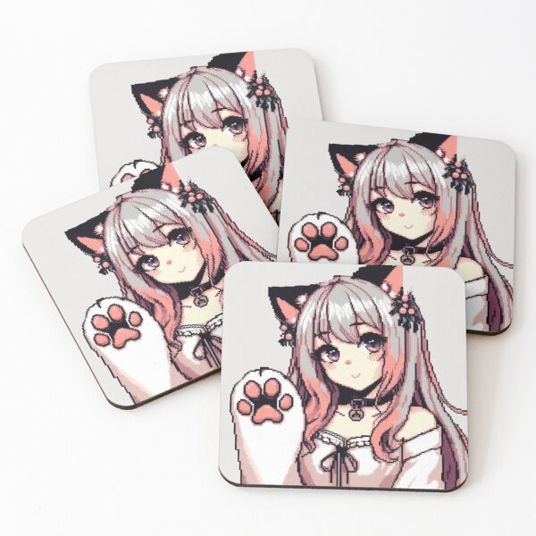 Item preview, Cute Neko Girl  designed and sold by DakaPixelArt.