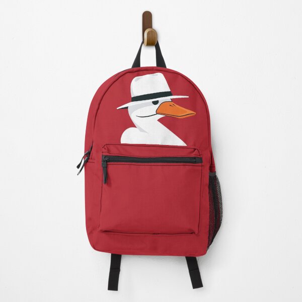 Item preview, Quirky Duck in Red Hat: Minimalist Outlines designed and sold by meowjourney.
