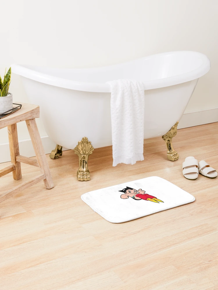 Thumbnail 2 of 6, Bath Mat, Astroboy designed and sold by Sakuga Drip.
