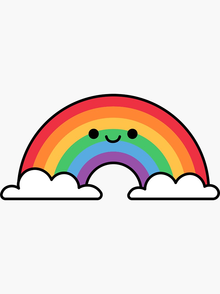 Thumbnail 3 of 3, Sticker, Rainbow designed and sold by joseanaya.