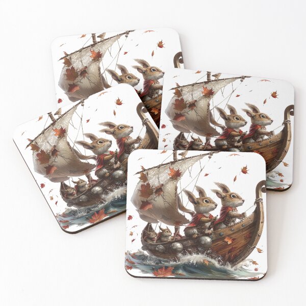 Item preview, Viking Squirrels' Autumnal Voyage designed and sold by dungeonwarriors.