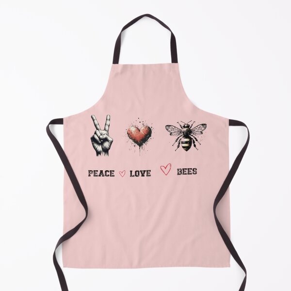 Item preview, Peace Love Bees designed and sold by HeadTurningArt.
