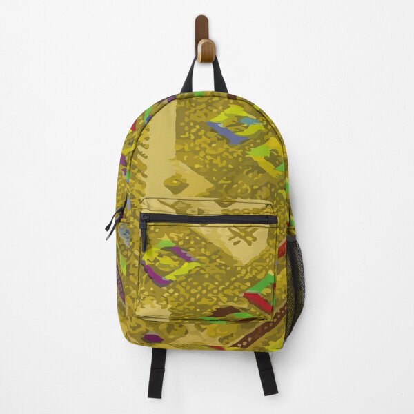 Item preview, Bright yellow maya embroidery bold bright mexican folk art designed and sold by T-Mex.