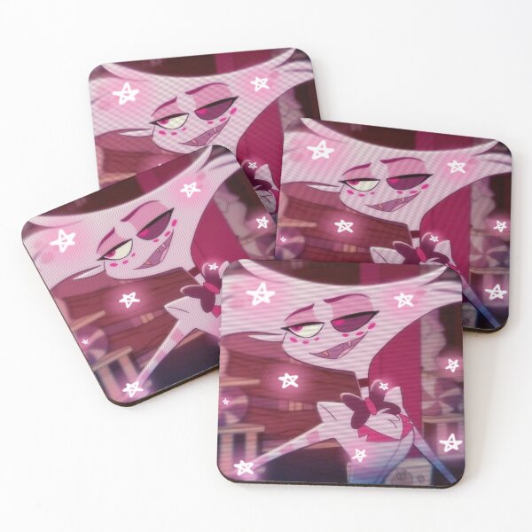 Item preview, Angel Dust w/ Pink Neon Stars - Hazbin Hotel  designed and sold by beautybones.