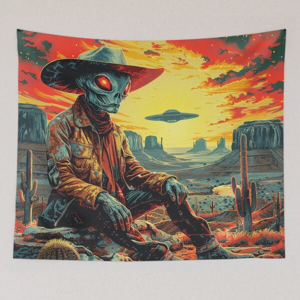 Item preview, Extraterrestrial Showdown at Sundown designed and sold by dungeonwarriors.