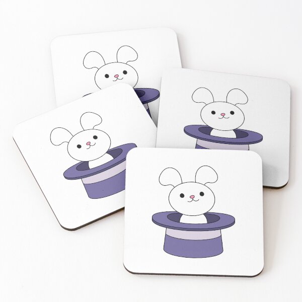 Item preview, Rabbit in Hat designed and sold by SideQuestDoodles.