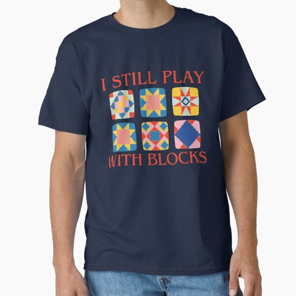 Item preview, I Still Play With Blocks Quilt Funny Quilting  designed and sold by Wiss2Arts.