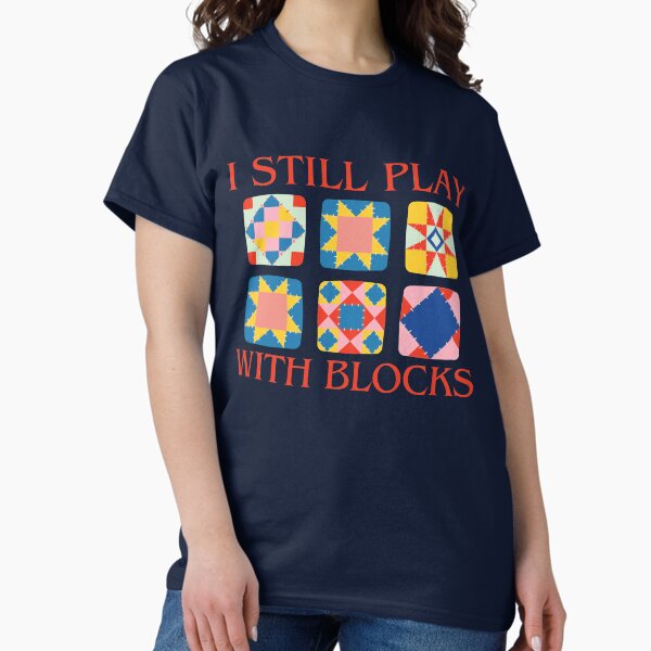 Item preview, I Still Play With Blocks Quilt Funny Quilting  designed and sold by Wiss2Arts.