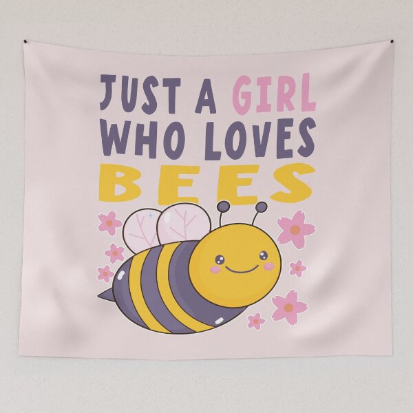 Item preview, Just a girl who loves Bees designed and sold by samah82.