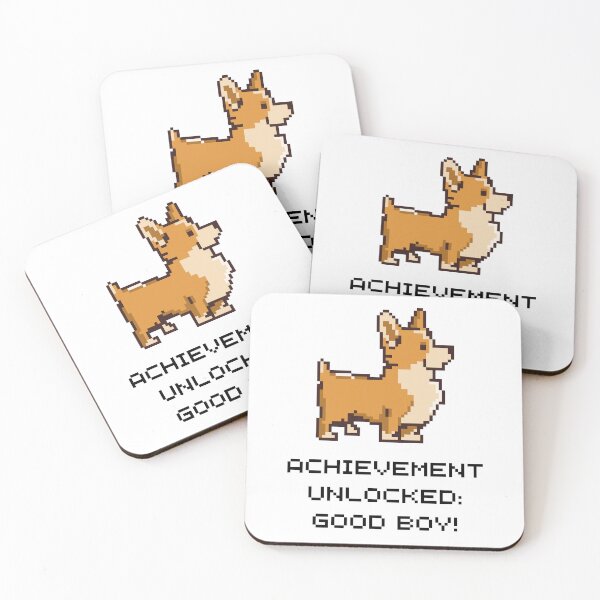 Item preview, Achievement Unlocked: Good Boy Corgi Design designed and sold by CarefulCreation.