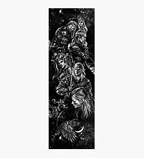 Baptism of Fire Witcher characters collage Photographic Print